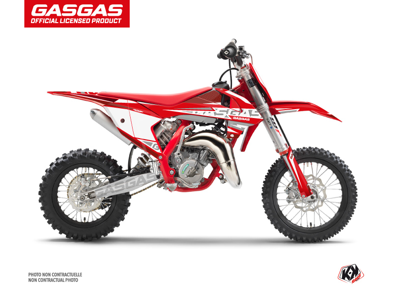 Kit Déco Moto Cross Flash GASGAS MC 65 Rouge