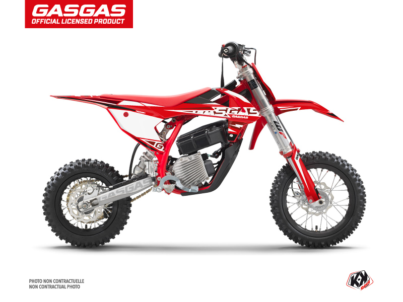 GASGAS MC-E 5 Dirt Bike Flash Graphic Kit Black