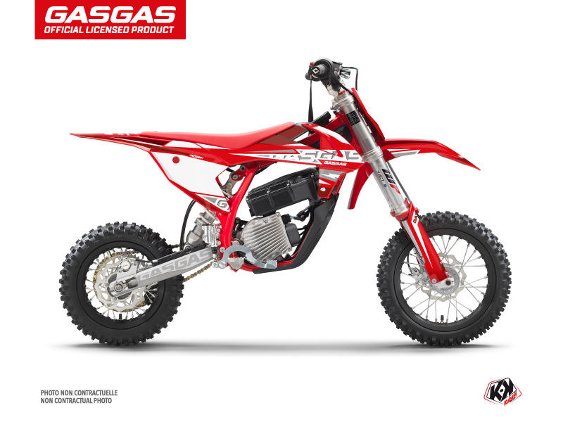 GASGAS MC-E 5 Dirt Bike Flash Graphic Kit Red