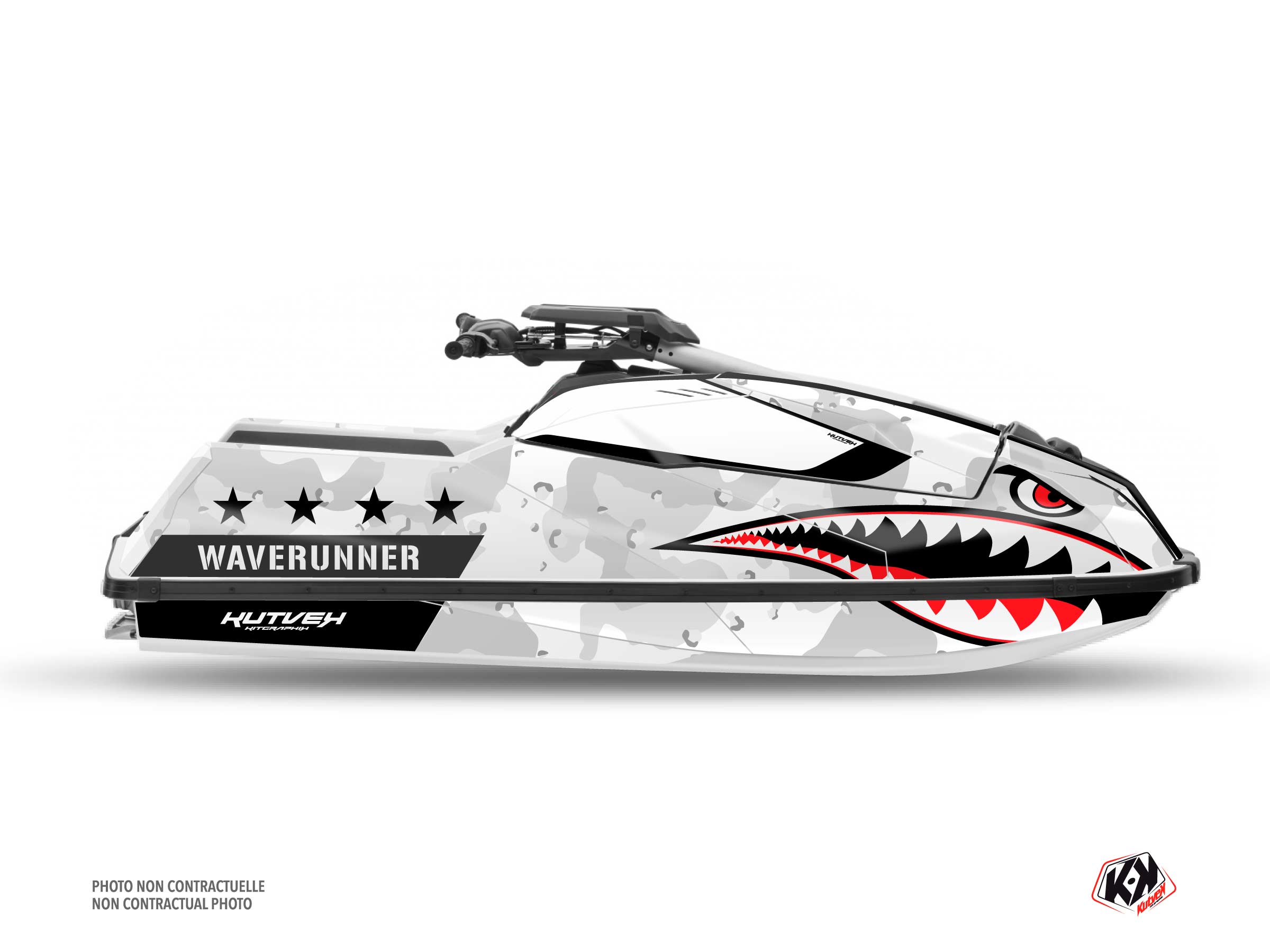 yamaha jet-ski fleet  graphic kit white