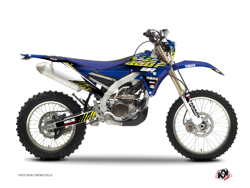 yamaha dirt bike flow  graphic kit yellow
