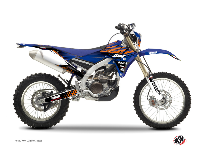 yamaha dirt bike flow  graphic kit orange