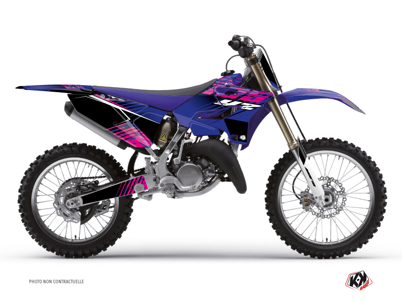 Yamaha 250 YZ Dirt Bike Flow Graphic Kit Pink