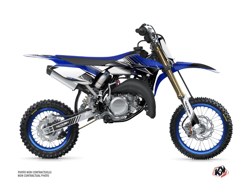 yamaha dirt bike stripe  graphic kit blue