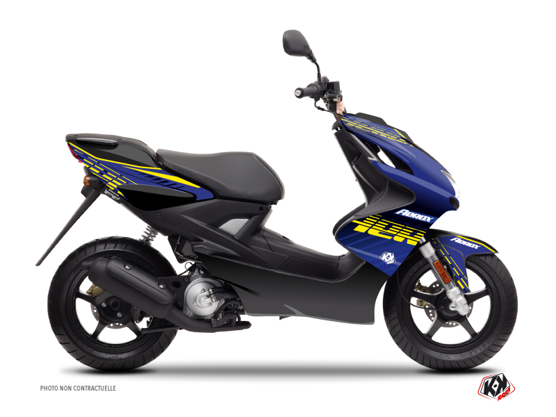 kit déco scooter yamaha flow jaune 
