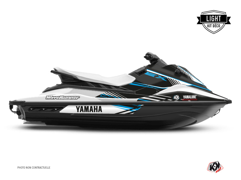 Yamaha EX Jet-Ski Flow Graphic Kit Blue LIGHT