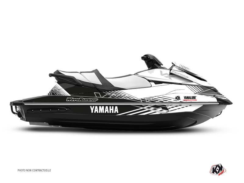 yamaha jet-ski flow  graphic kit white-black
