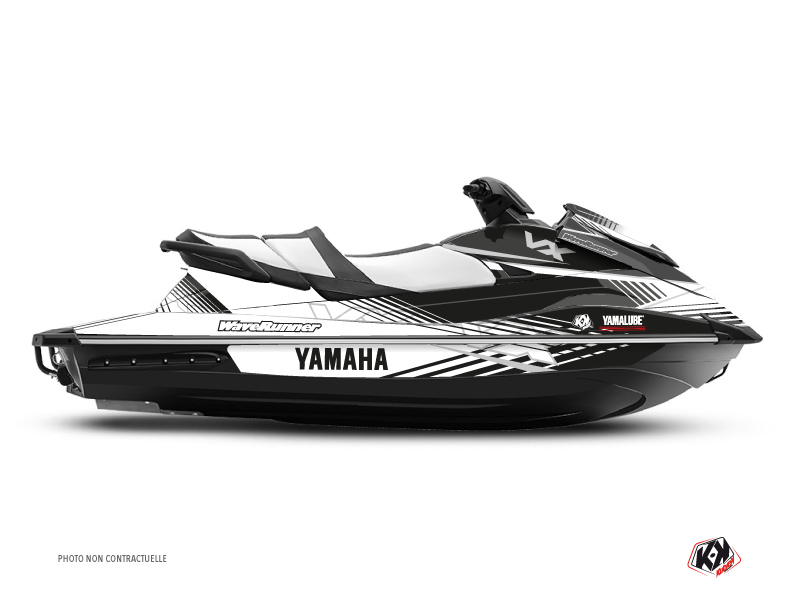 yamaha jet-ski flow  graphic kit black-white