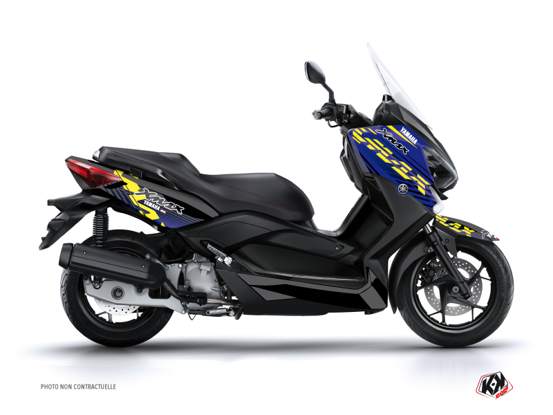 Yamaha XMAX 125 Maxiscooter Flow Graphic Kit Yellow