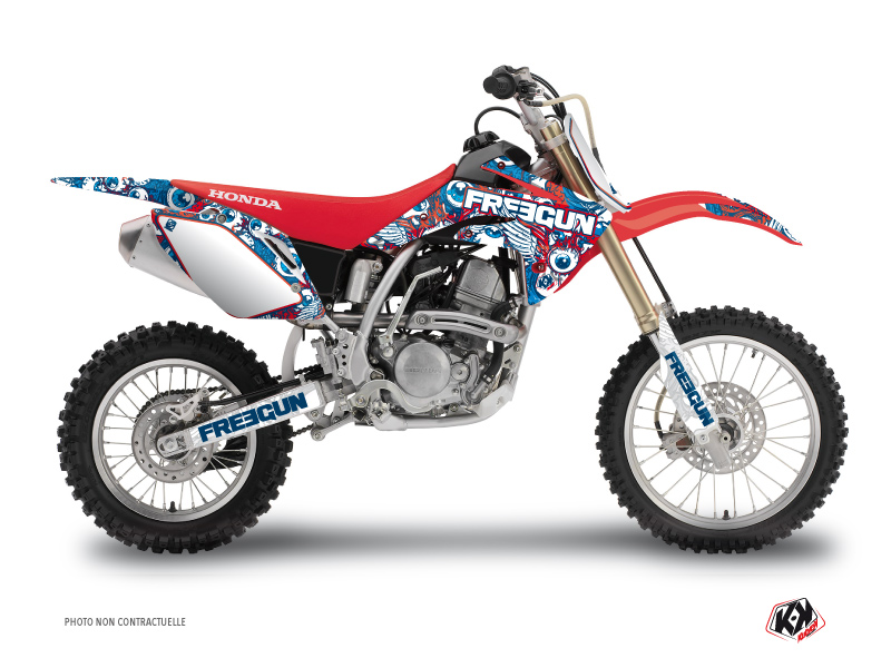 honda dirt bike freegun eyed  graphic kit red