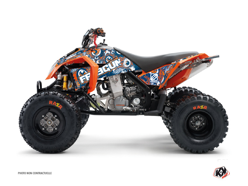 KTM 450-525 SX ATV Freegun Eyed Graphic Kit Orange