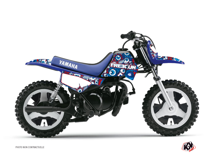 yamaha dirt bike freegun eyed  graphic kit red
