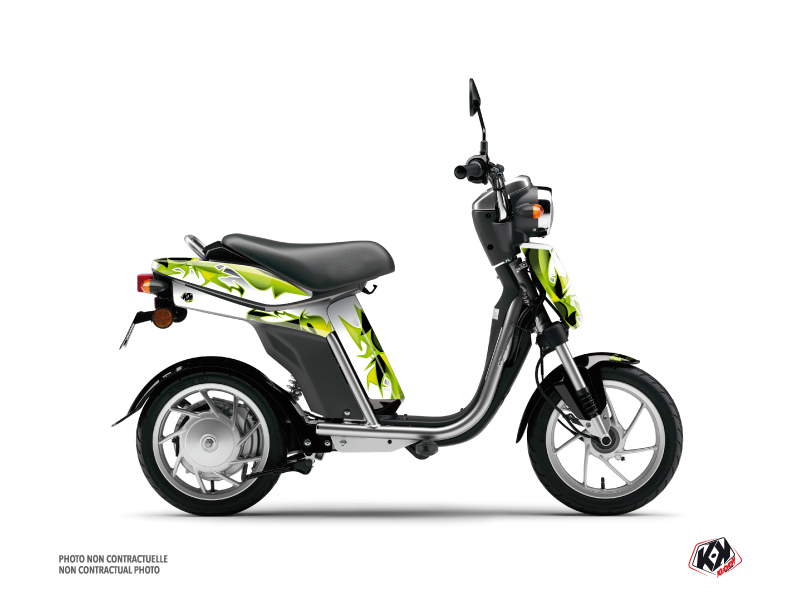 MBK Eco-3 Scooter Fun Graphic Kit Green