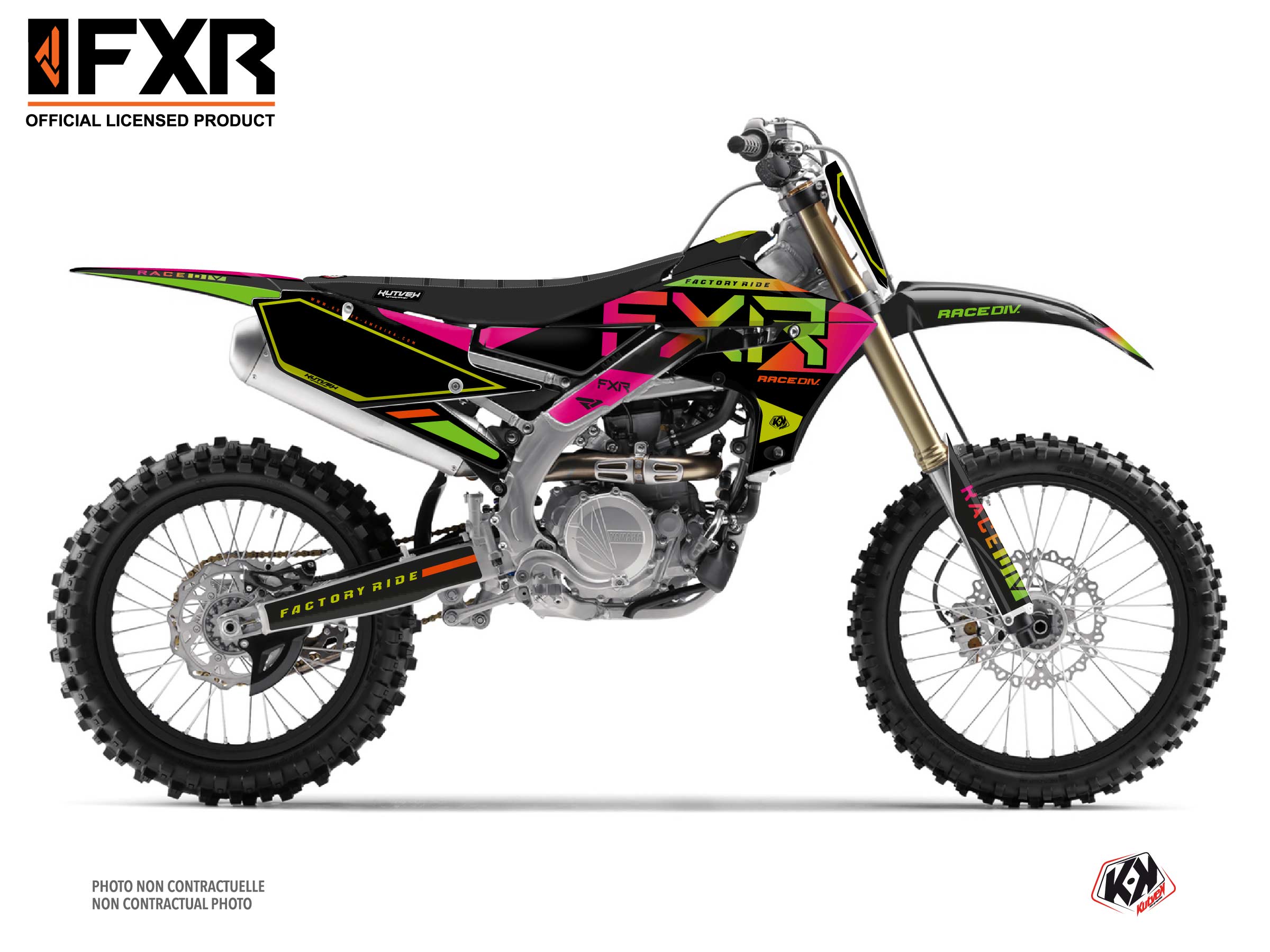 Yamaha 250 YZF Dirt Bike FXR N2 Graphic Kit Colors
