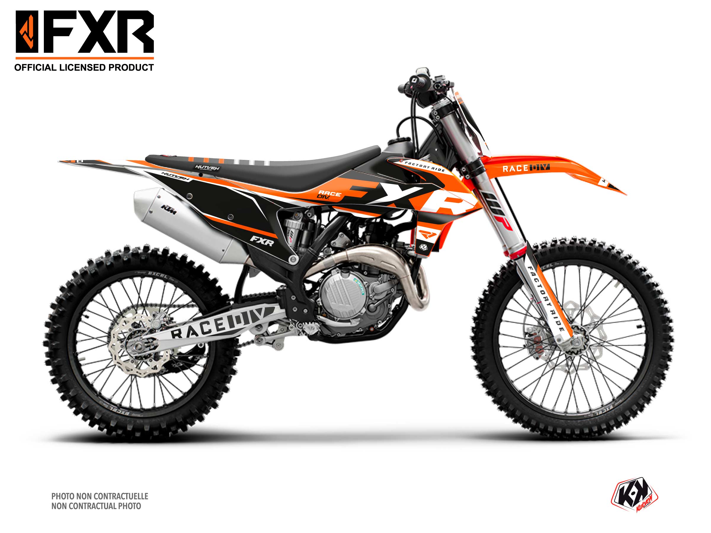 KTM 150 SX Dirt Bike FXR N4 Graphic Kit Orange