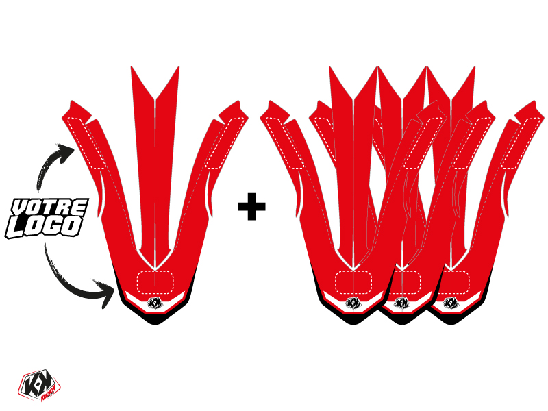 Graphic Kit Front Fender Stickers Skyline Dirt Bike Honda CRF 2018-2020