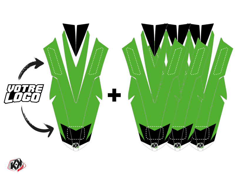 Kit Déco Garde Boue Avant Kawasaki KXF 2017-2020