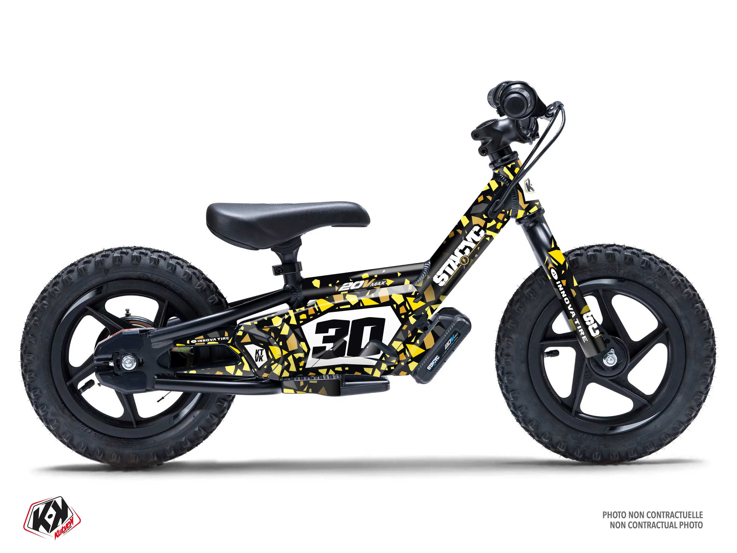 stacyc Balance bike glass  graphic kit yellow