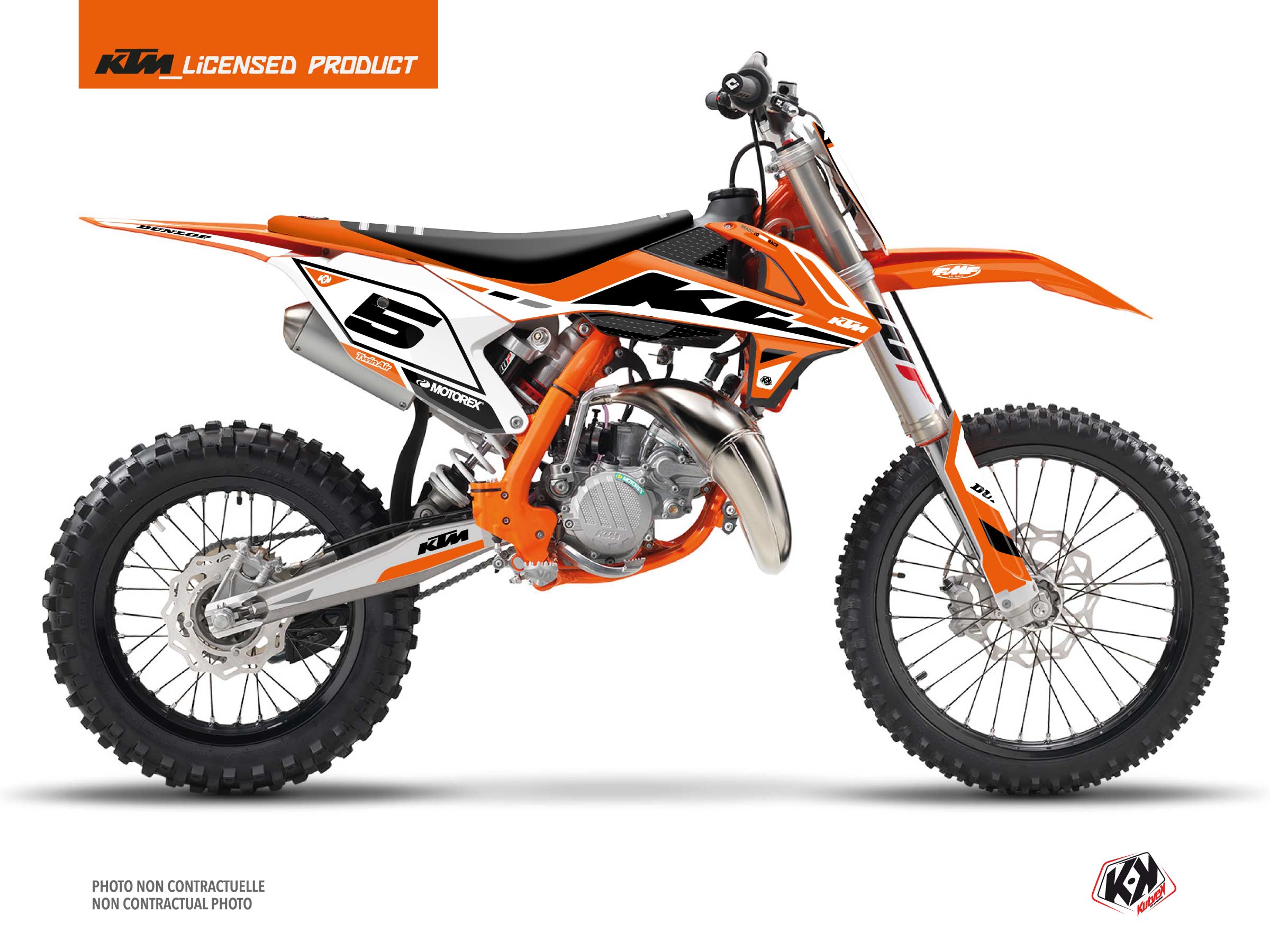 KTM 85 SX Dirt Bike Global Graphic Kit Orange