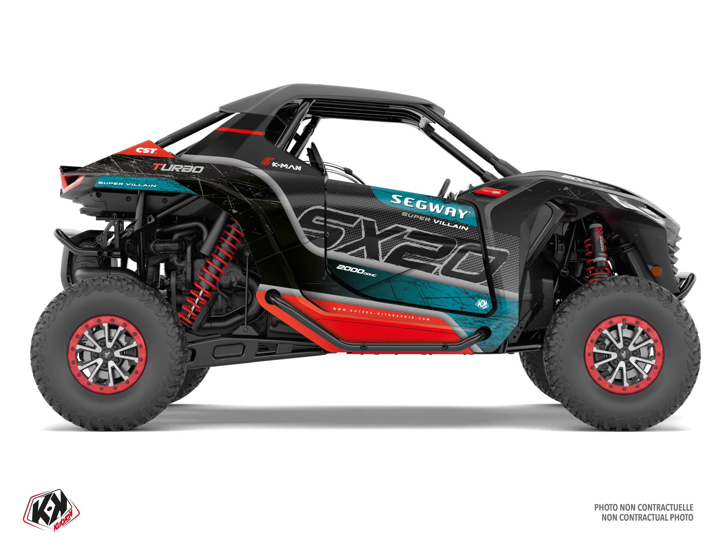 segway utv gobi  graphic kit black