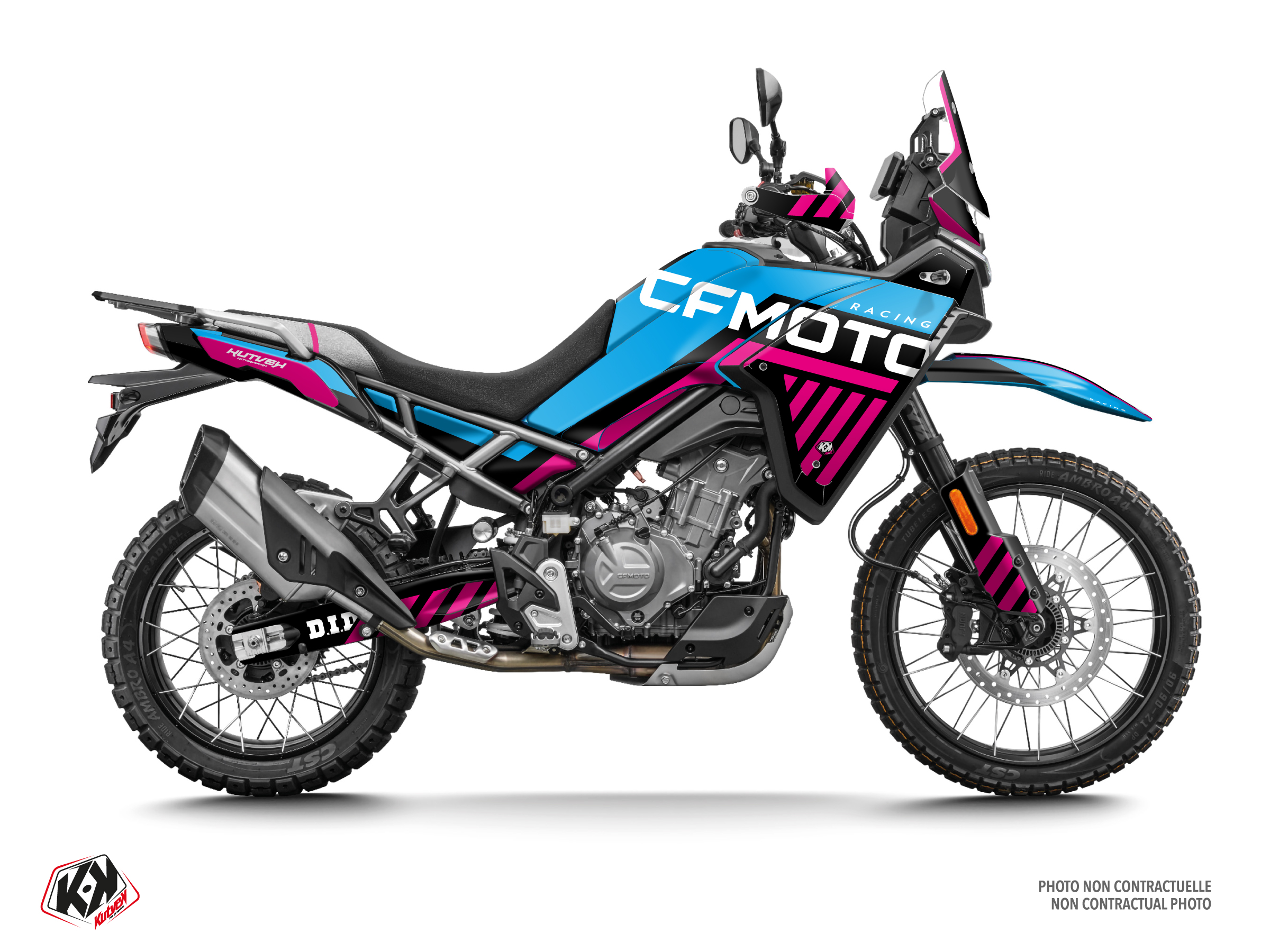 kit déco moto cf moto gp bleu 