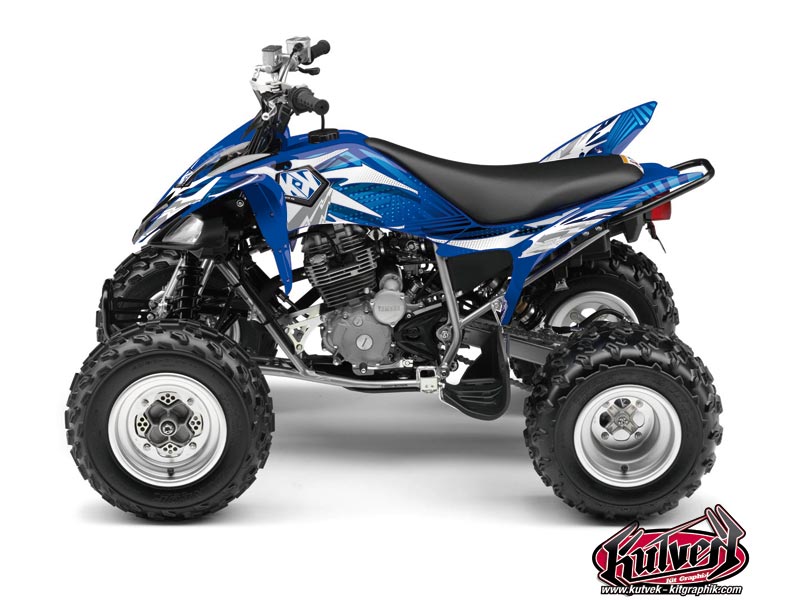 Yamaha 250 Raptor ATV Graff Graphic Kit Blue