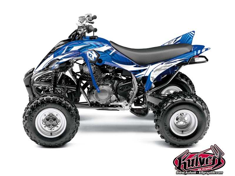 Yamaha 350 Raptor ATV Graff Graphic Kit Blue