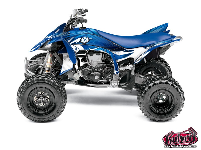 kit déco quad yamaha graff bleu 