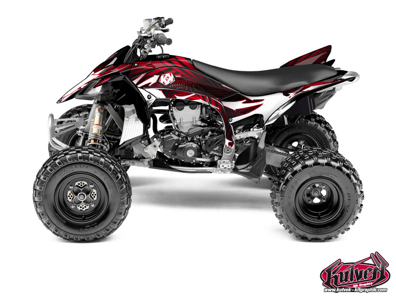 kit déco quad yamaha graff rouge 