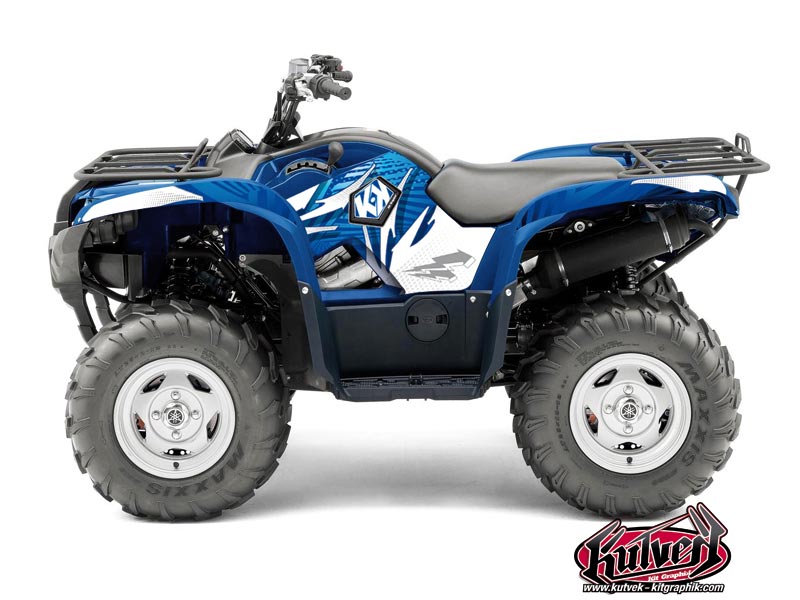 Yamaha 550-700 Grizzly ATV Graff Graphic Kit Blue