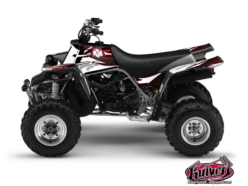 kit déco quad yamaha graff rouge 