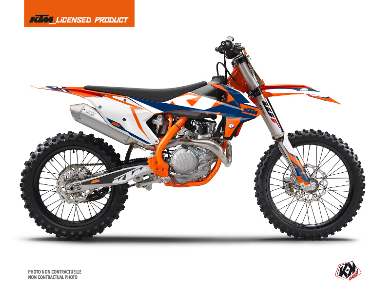 ktm dirt bike gravity  graphic kit blue