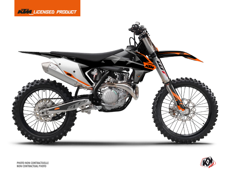ktm dirt bike gravity  graphic kit orange