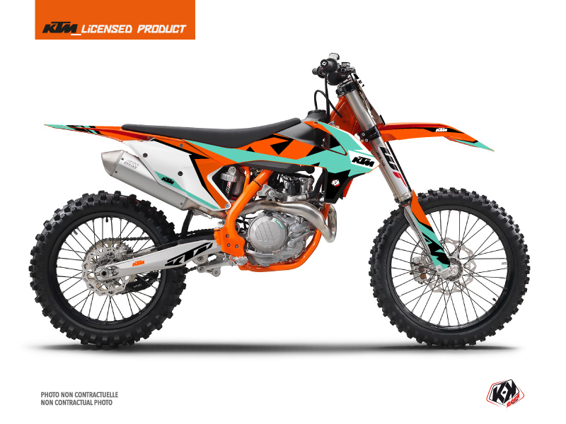 ktm dirt bike gravity  graphic kit green
