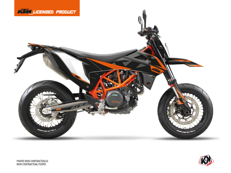 Kit Déco Moto Cross Gravity KTM 690 SMC R Orange