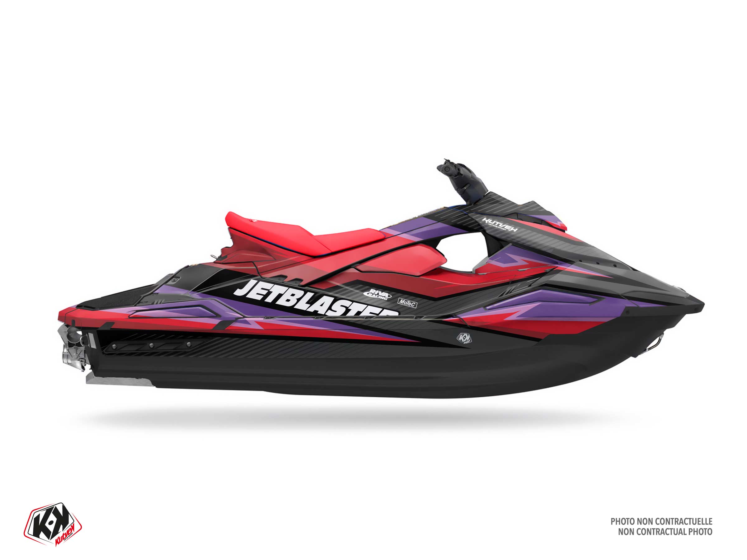 kit déco jet-ski yamaha grid rouge 