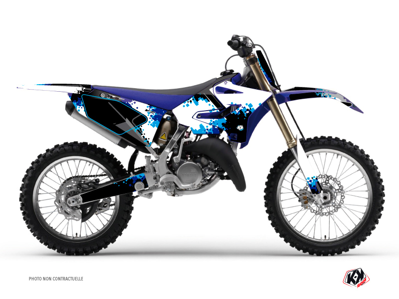 Kit Déco Moto Cross Hangtown Yamaha 125 YZ Bleu