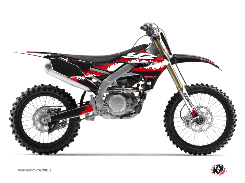 yamaha dirt bike hangtown  graphic kit red