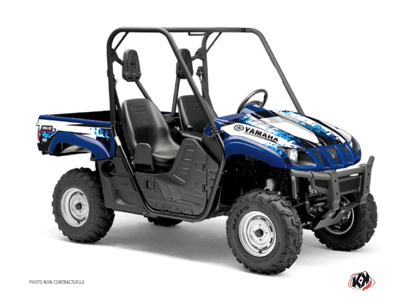 yamaha utv hangtown  graphic kit blue