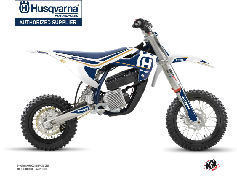 kit déco motocross husqvarna heritage blanc 