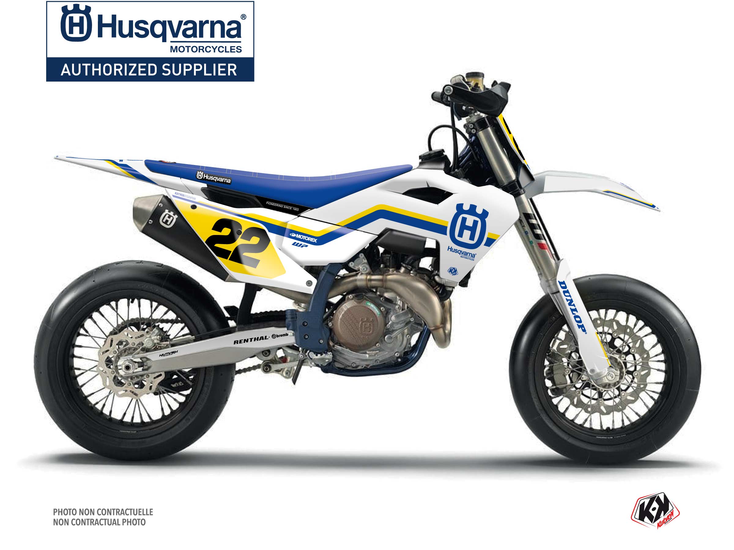 Kit Déco Motocross Heritage K23 Husqvarna Fs 450