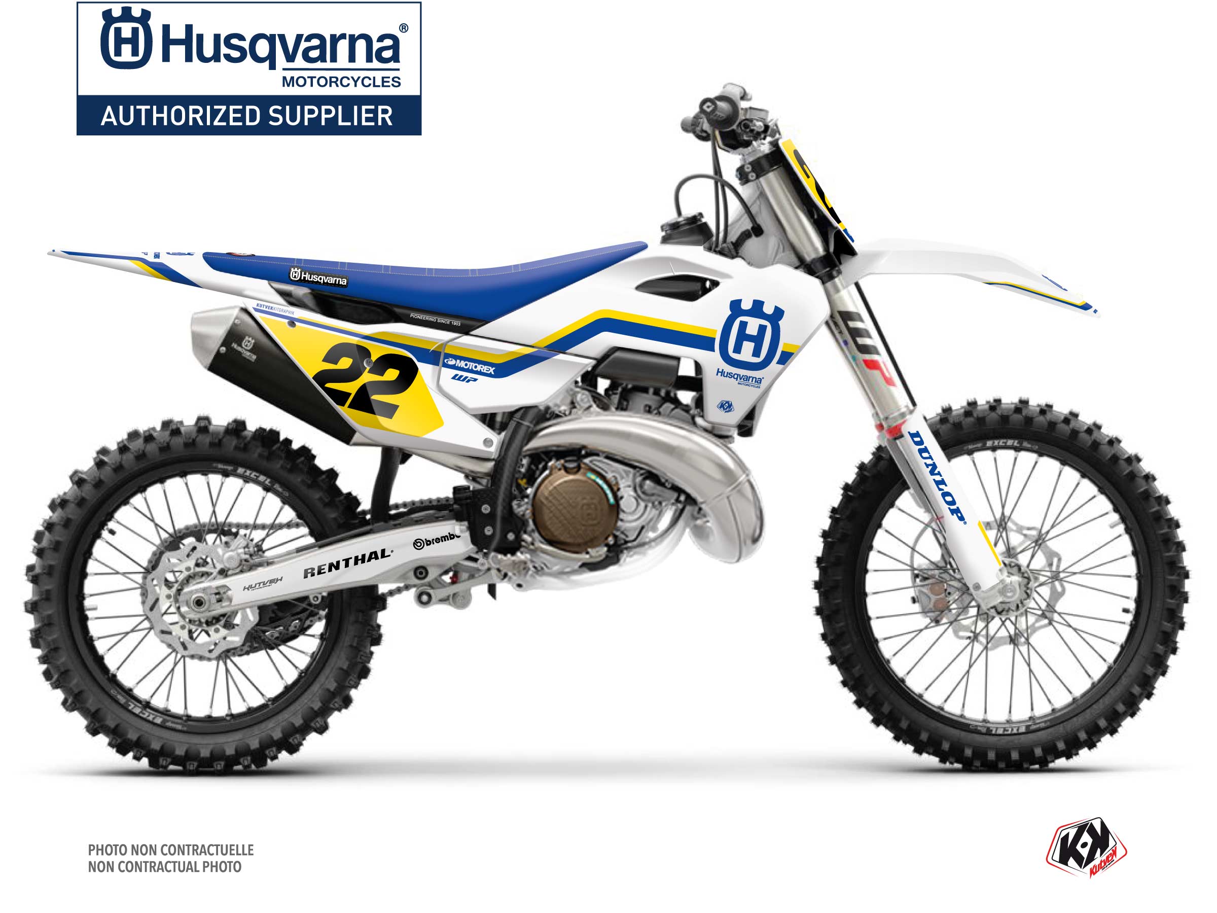 Husqvarna Tc 250 Dirt Bike Heritage K23 Graphic Kit
