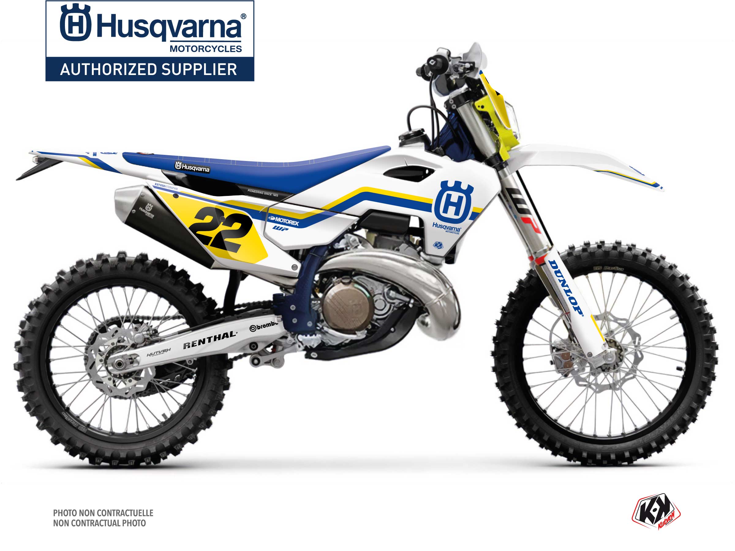 Husqvarna Te 150 Dirt Bike Heritage K23 Graphic Kit