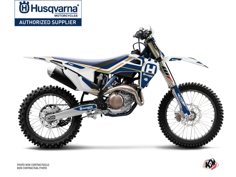 Husqvarna FC 450 Dirt Bike Heritage Graphic Kit White