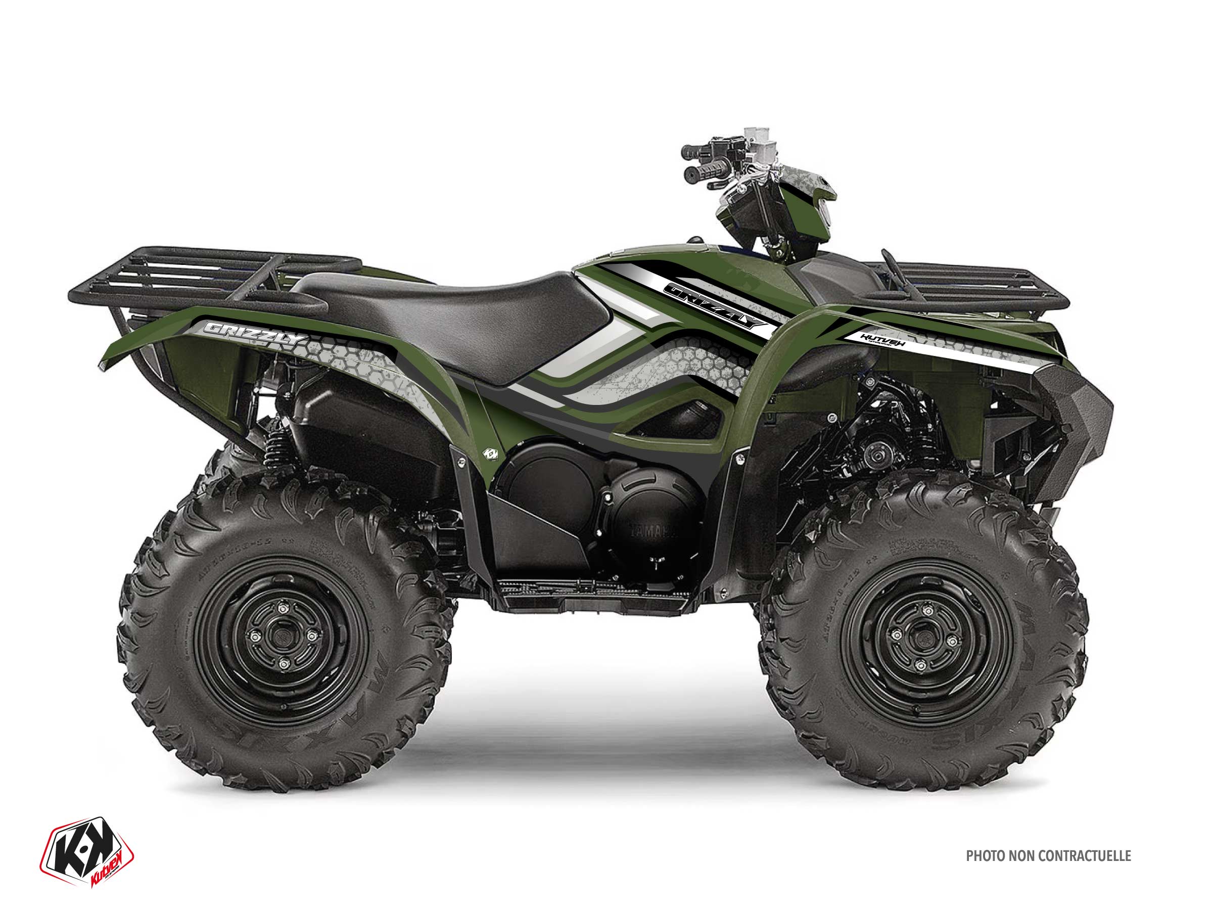 kit déco quad yamaha intense vert 