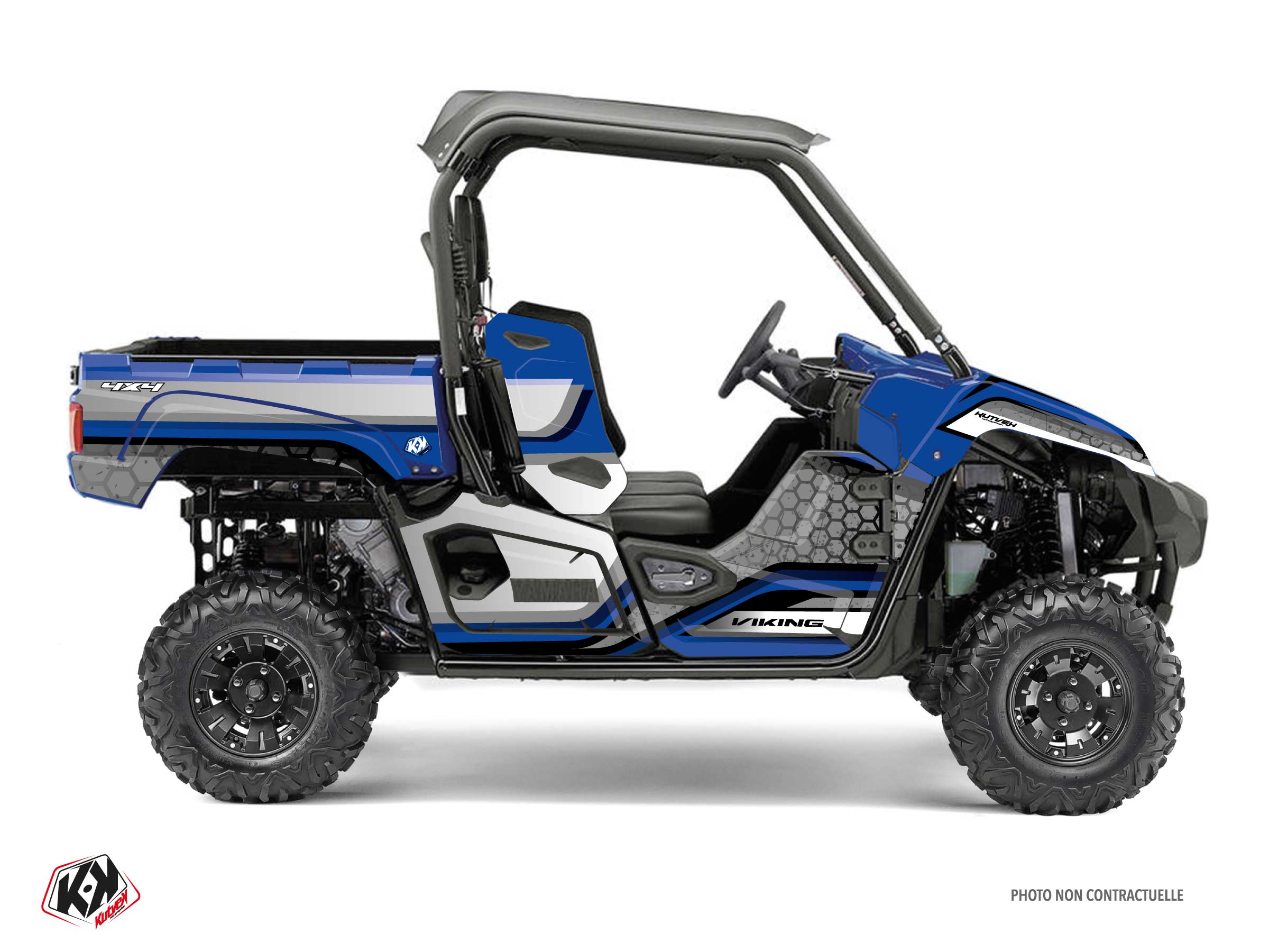yamaha utv intense  graphic kit blue