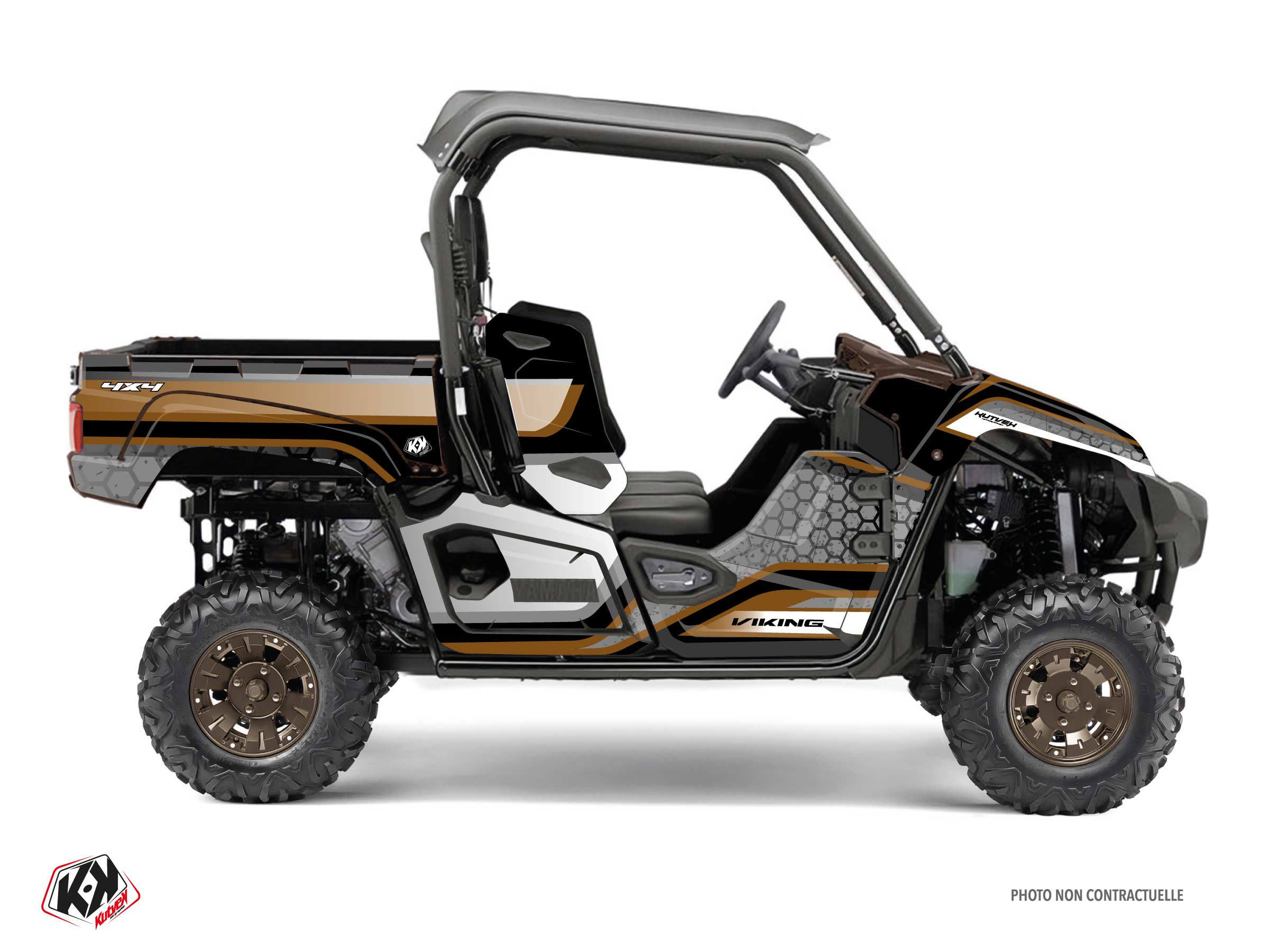 yamaha utv intense  graphic kit copper