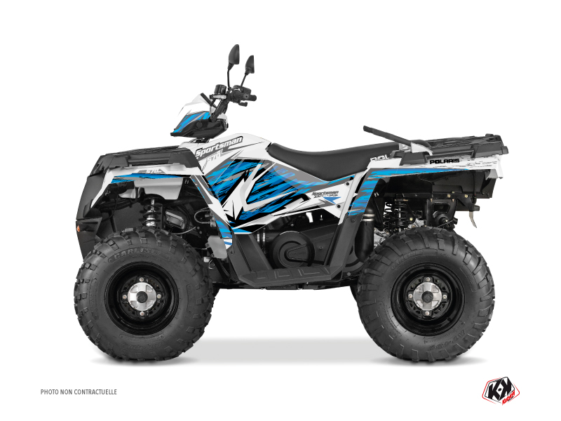 Polaris 570 Sportsman Touring ATV Jungle Graphic Kit Blue
