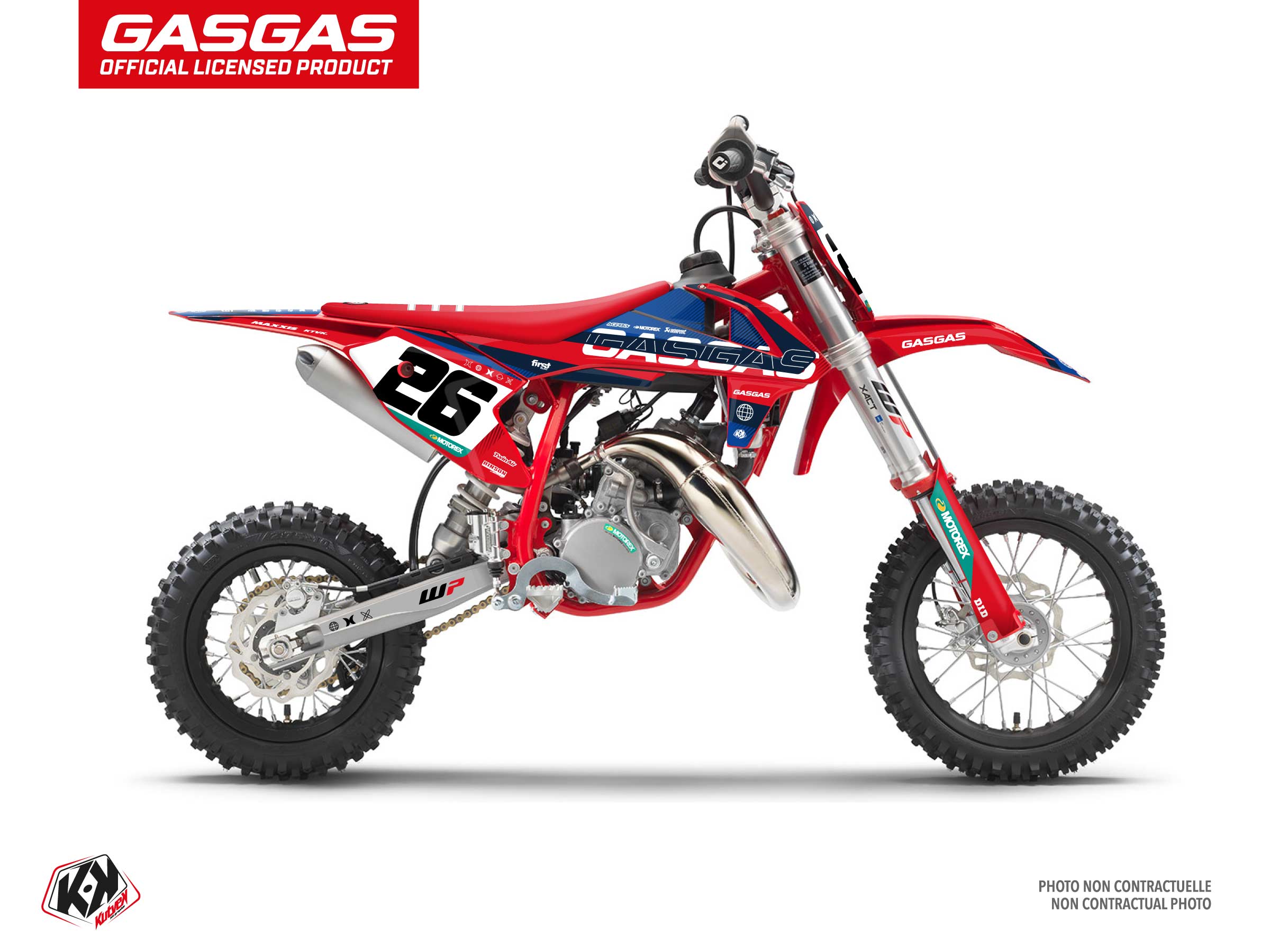gasgas dirt bike kanyon  graphic kit red