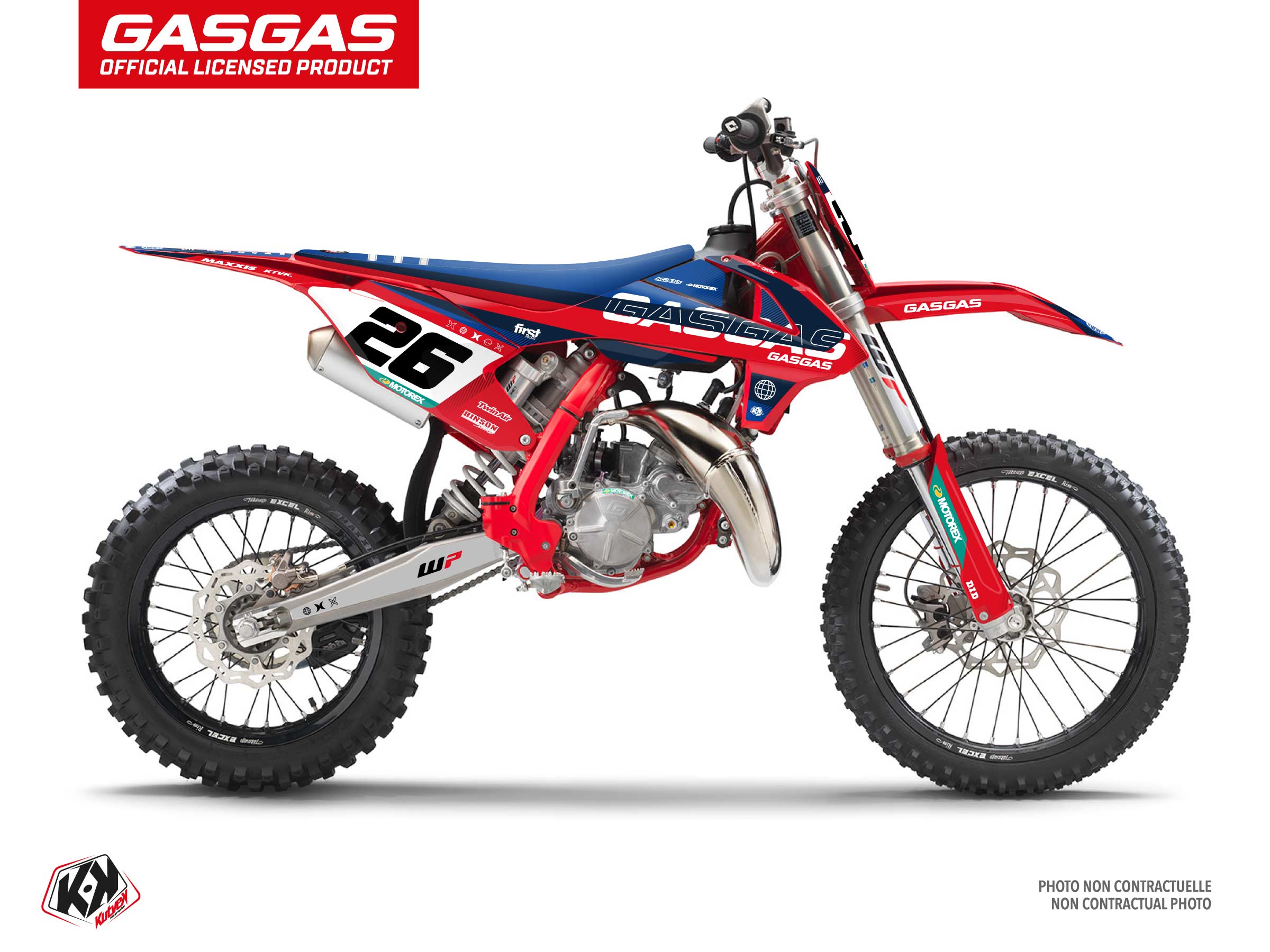 Kit Déco Motocross Kanyon Gasgas Mc 85 Rouge